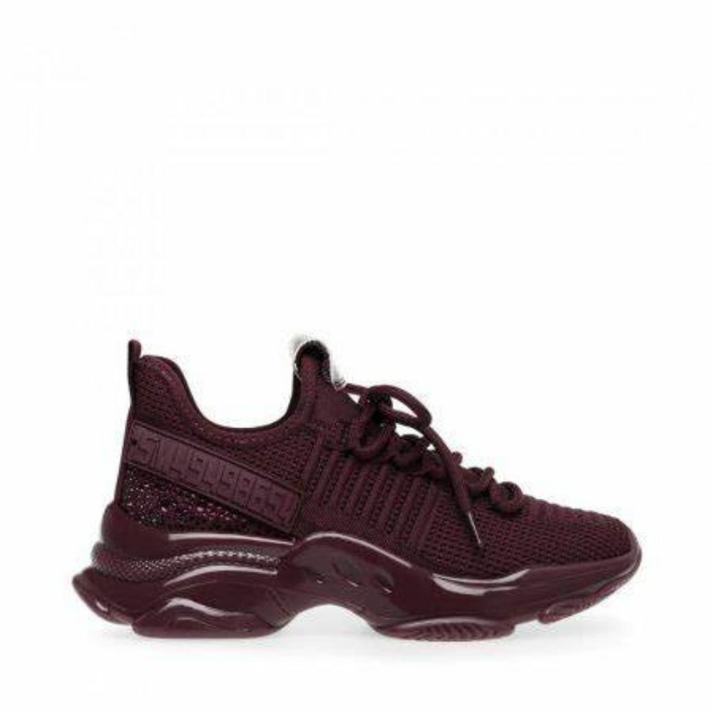 Maxima sneakers Steve madden Burgandy MULTI Sneakers SZ 8 NWT